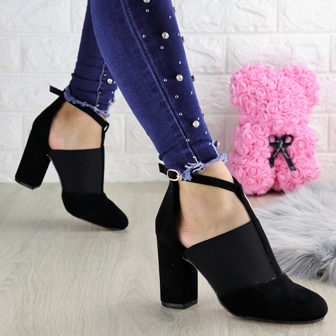 Туфли женские Fashion Querida 1387 38 размер 24,5 см Черный 40 Житомир - изображение 1