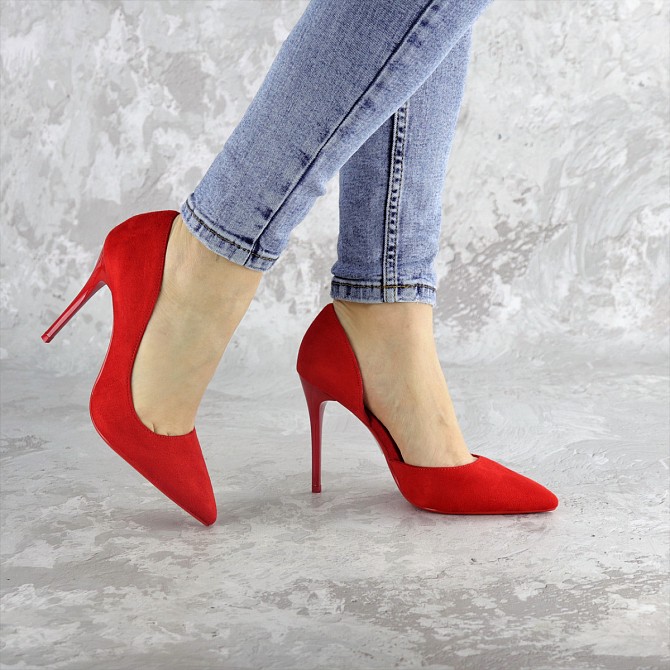 Туфли женские Fashion Vassel 2445 37 размер 23,5 см Красный Житомир - изображение 1