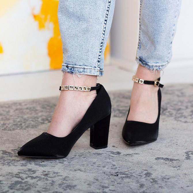 Туфли женские Fashion Xany 2613 39 размер 24,5 см Черный Житомир - изображение 1