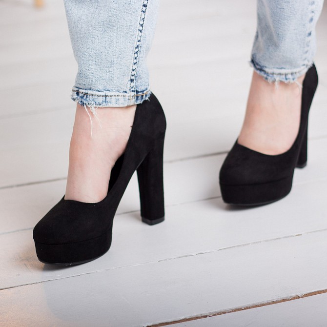 Туфли женские Fashion Yeager 2639 38 размер 24 см Черный Житомир - изображение 1