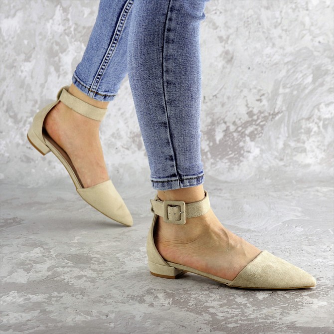 Туфли женские Fashion Zeke 2438 40 размер 25,5 см Бежевый Житомир - изображение 1