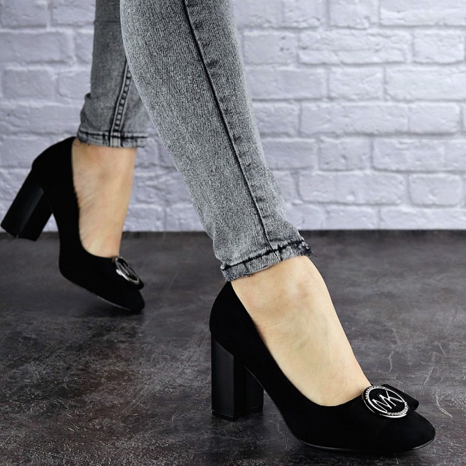 Туфли женские на каблуке Fashion Claire 1788 36 размер 23 см Черный Житомир - изображение 1