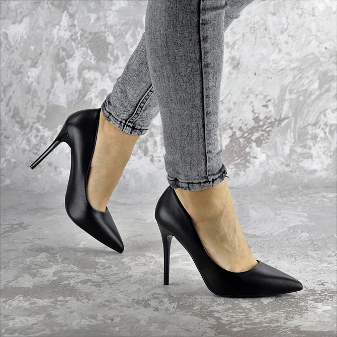 Туфли женские на каблуке Fashion Fleetwood 2362 40 размер 25,5 см Черный Житомир - изображение 1