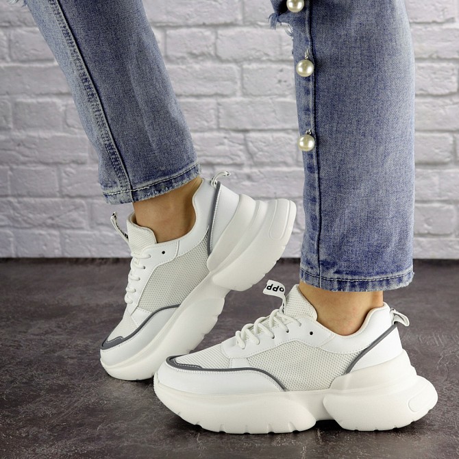 Женские кроссовки Fashion Chloe 1583 38 размер 24,5 см Белый Житомир - изображение 1