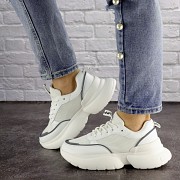 Женские кроссовки Fashion Chloe 1583 40 размер 25,5 см Белый Житомир