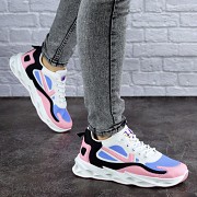 Женские кроссовки Fashion Emily 1877 36 размер 22,5 см Розовый 41 Житомир