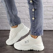 Женские кроссовки Fashion Heaven 1589 38 размер 23 см Белый Житомир