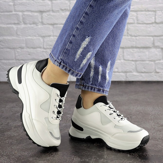 Женские кроссовки Fashion Kuma 1665 40 размер 25 см Белый Житомир - изображение 1