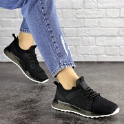 Женские кроссовки Fashion Meeko 1670 38 размер 24,5 см Черный Житомир