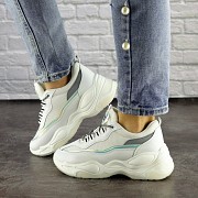 Женские кроссовки Fashion Noiraud 1496 37 размер 24 см Белый Житомир
