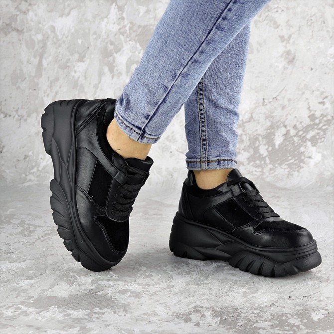 Женские кроссовки Fashion Paige 1372 39 размер 24,5 см Черный Житомир - изображение 1