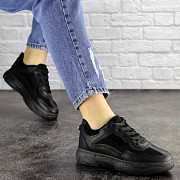 Женские кроссовки Fashion Rosco 1674 37 размер 22 см Черный Житомир