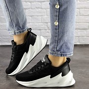Женские кроссовки Fashion Roxane 1491 38 размер 24,5 см Черный Житомир