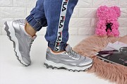 Женские кроссовки Fashion Sleer 1136 40 размер 24,5 см Серебро Житомир