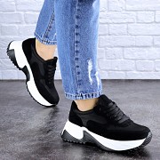 Женские кроссовки Fashion Zachary 1388 38 размер 24 см Черный Житомир