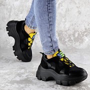 Кроссовки женские Fashion Chatter 2192 40 размер 25 см Черный Житомир