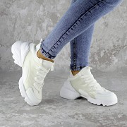 Кроссовки женские Fashion Flitter 2270 37 размер 24 см Белый 38 Житомир