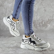 Кроссовки женские Fashion Jazz 2291 37 размер 24 см Белый Житомир