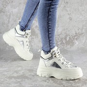 Кроссовки женские зимние Fashion Dorf 2246 36 размер 23,5 см Белый Житомир