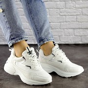 Женские кроссовки Fashion Cora 1502 37 размер 23,5 см Белый Житомир