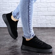 Женские кроссовки Fashion Momo 2089 36 размер 23 см Черный Житомир