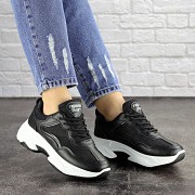 Женские кроссовки Fashion Noble 1672 37 размер 22,5 см Черный 38 Житомир