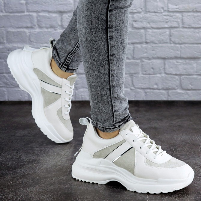 Женские кроссовки Fashion Peanut 2024 36 размер 23 см Белый Житомир - изображение 1