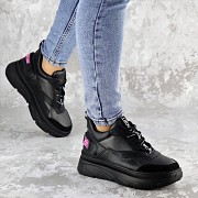 Кроссовки женские Fashion Snower 2152 37 размер 23 см Черный Житомир