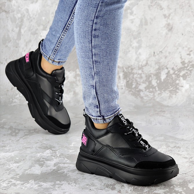 Кроссовки женские Fashion Snower 2152 37 размер 23 см Черный Житомир - изображение 1