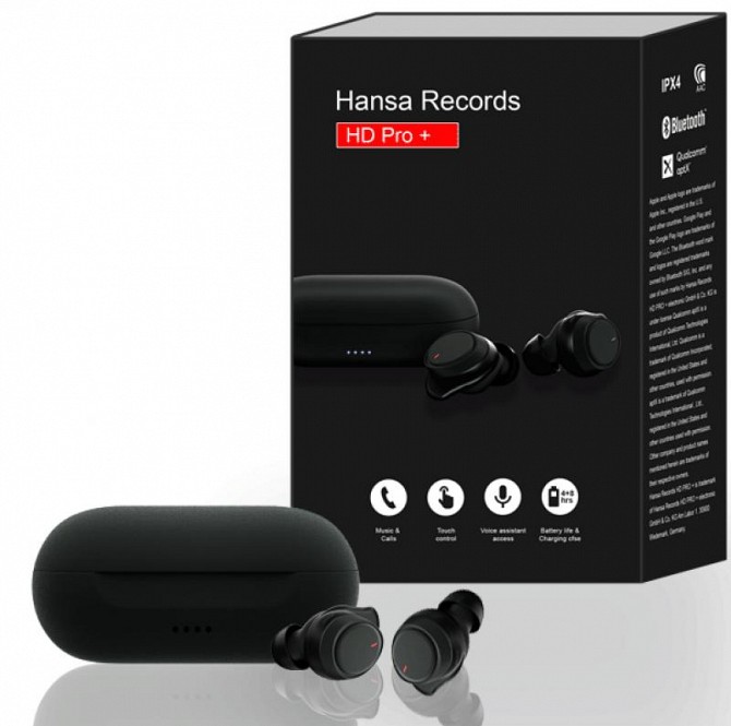 Беспроводные наушники Hansa Records HD Pro+ Харьков - изображение 1