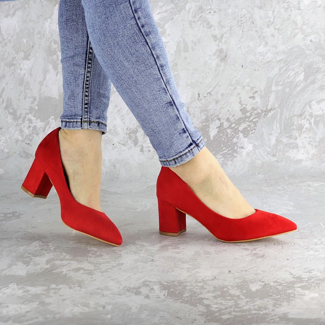 Туфли женские Fashion Waylon 2460 38 размер 24,5 см Красный Житомир - изображение 1