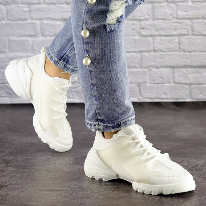 Женские кроссовки Fashion Nicky 1498 41 размер 25 см Белый Житомир - изображение 1