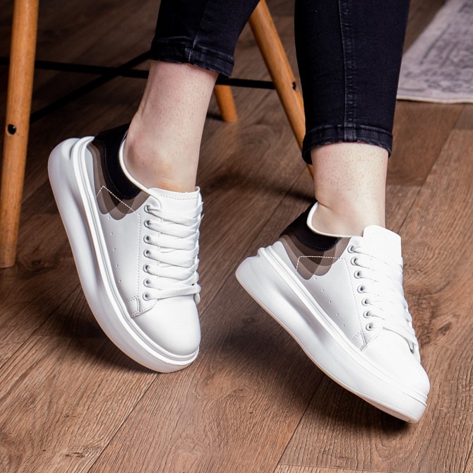 Кеды женские Fashion Squat 2157 36 размер 23,5 см Белый Житомир - изображение 1