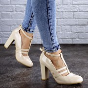 Женские лаковые туфли Fashion Sombra 2072 38 размер 24,5 см Бежевый Житомир