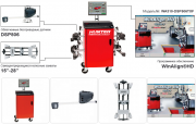 Стенд развал-схождения компьютерный HUNTER (США) для грузовых автомобилей до 28 дюймов Белая Церковь