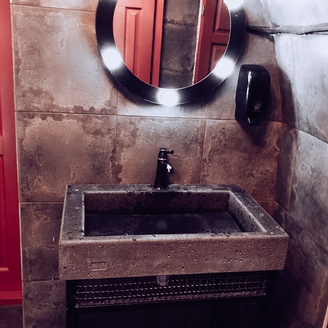 Умывальник квадратный, прямоугольный, бетонный под заказ лофт изготовление раковина мойка Одесса - изображение 1