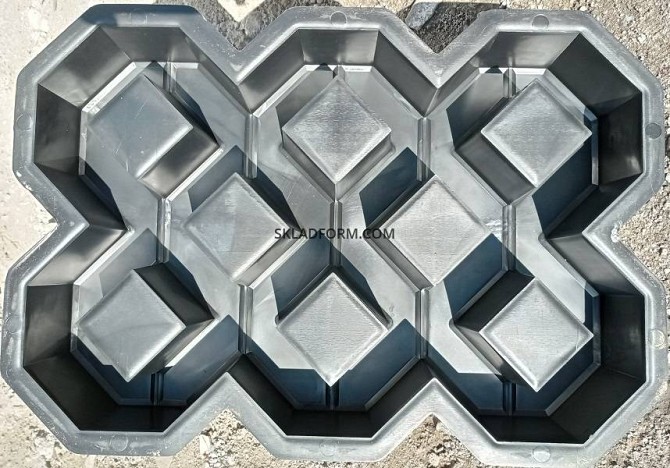 формы для тротуарной плитки газонная решетки 600х400 Днепр - изображение 1