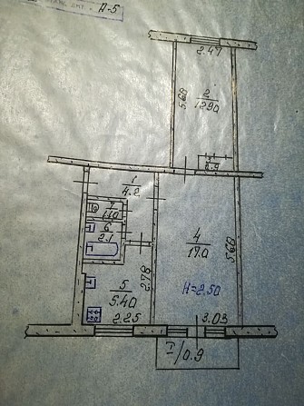 Продам 2-х комн.квартиру брежневку по ул.Балакина,2/5. Кривой Рог - изображение 1