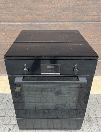 2021рік Плита індукційна з духовкою Bosch ідеальна 60х60х85 чорна Бережаны - изображение 1