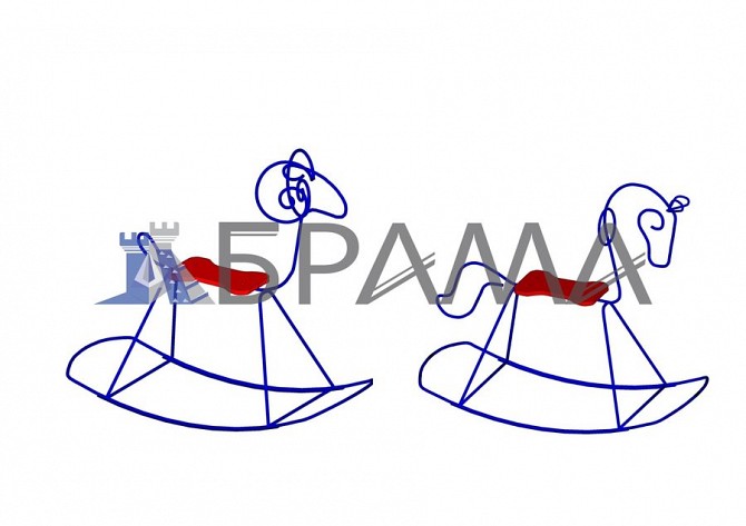 Качель-балансир "Лошадка/ Баранчик" Брама Бровары - изображение 1