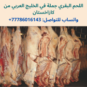 مؤسسة اللحوم من كازاخستان تبحث عن مشتريي الجملة في الخليج العربي Запорожье