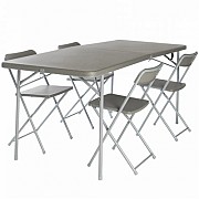 Набор кемпинговой мебели Vango Orchard XL 182 Table and Chair Set Grey (928212) Киев