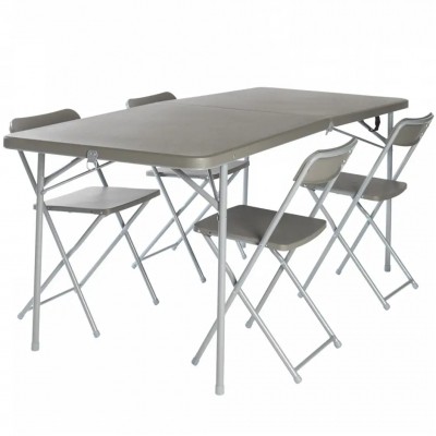 Набор кемпинговой мебели Vango Orchard XL 182 Table and Chair Set Grey (928212) Київ - изображение 1