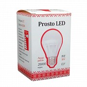 Светодиодная лампа Prosto LED SK-9W-E27 G61 4100К  (Шар) Винница