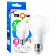 Светодиодная лампа BIOM BT-510 10W E27 4500K А60 (Груша) Винница