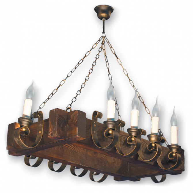 Люстра подвесная 10 свечей Е14 серии Venza 4105210 Винница - изображение 1
