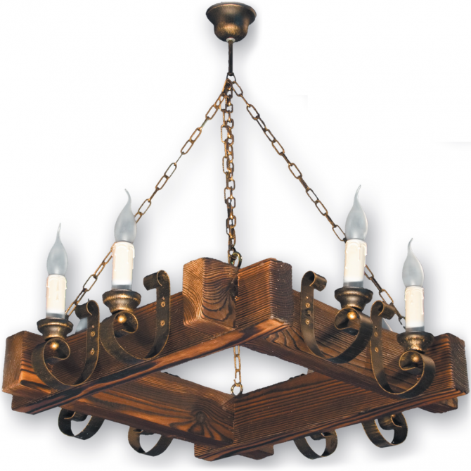 Люстра подвесная 8 свечей Е14 серии Venza 230528 Винница - изображение 1