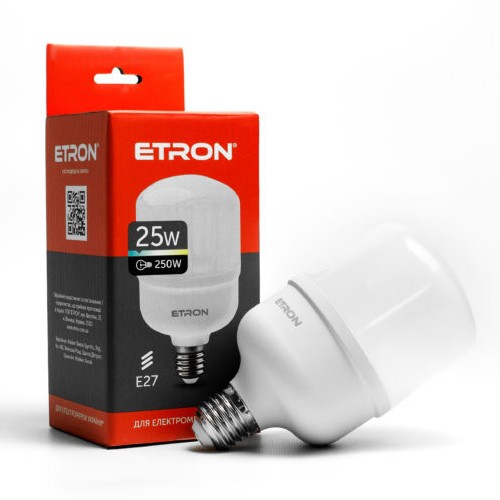 LED лампа ETRON 1-EHP-302 T80 25W 6500K E27 Винница - изображение 1