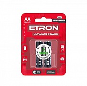 Аккумулятор ETRON Ultimate Power AA 2100mAh Ni-Mh Ready 2Use Blister 2 шт Винница