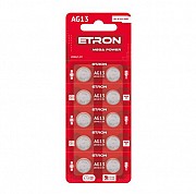 Батарейка ETRON Mega Power AG-13-LR44 Blister 10 шт Винница